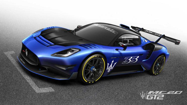 2023年下场 玛莎拉蒂MC20 GT2赛车官图